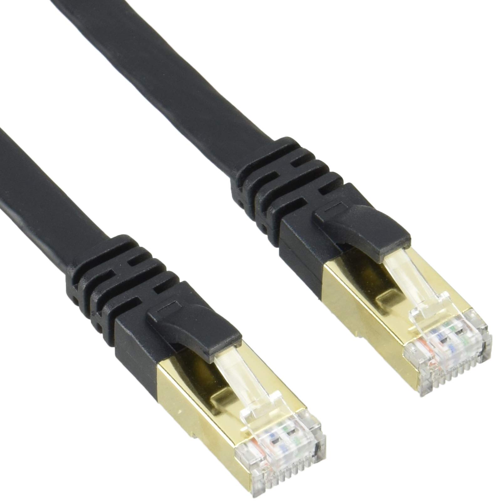 Amazon.co.jp: 高耐久高速フラットLAN ケーブル category 7 準拠